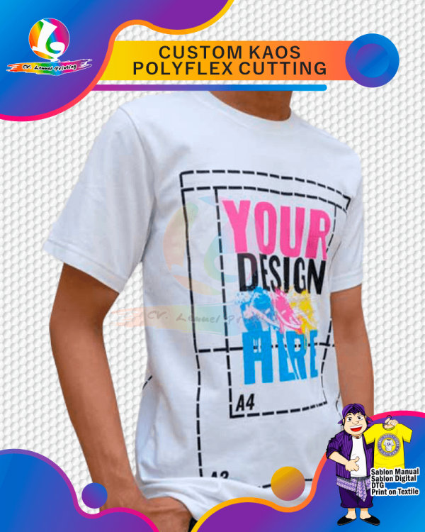 Custom Kaos Polyflex Cutting Polyflex A4 